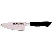 Quttin Cuchillo Deba- Acero Inoxidable- Negro- 11 x 4 cm